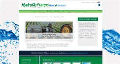 Desktop Screenshot of hydroflopumps.com